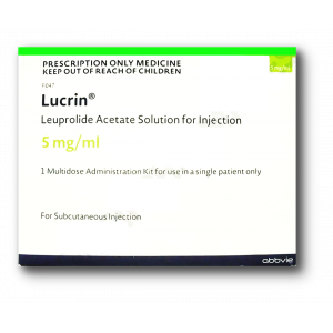 LUCRINE 5 MG / ML ( LEUPROLIDE ACETATE ) SOLUTION FOR SUBCUTANEOUS INJECTION VIAL 2.8 ML