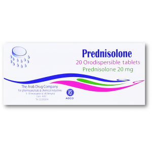 PREDNISOLONE 20 MG ( PREDNISOLONE ) 20 ORODISPERSIBLE TABLETS