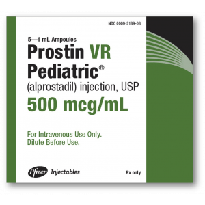PROSTIN VR 500 MCG / ML ( ALPROSTADIL ) SOLUTION FOR IV INFUSION 5 X 1ML AMPOULES
