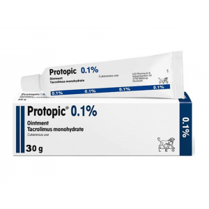 PROTOPIC 0.1 % ( TACROLIMUS ) OINTMENT 30 GM