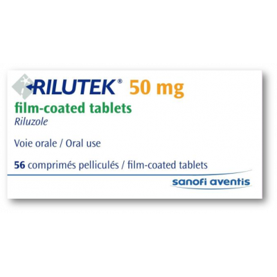 RILUTEK 50 MG ( RILUZOLE ) 56 FILM-COATED TABLETS
