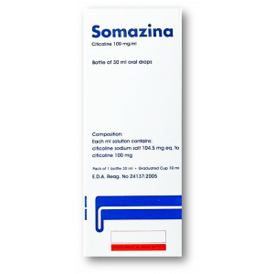 SOMAZINA 100 MG / ML ( CITICOLINE ) ORAL DROPS 30 ML