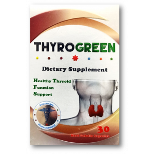 THYROGREEN DIETARY SUPPLEMENT SUPPORTS THYROID GLAND FUNCTIONS 30 CAPSULES