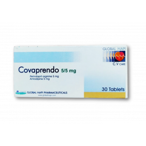 COVAPRENDO 5 / 5 MG ( PERINDOPRIL ARGININE / AMLODIPINE ) 30 TABLETS