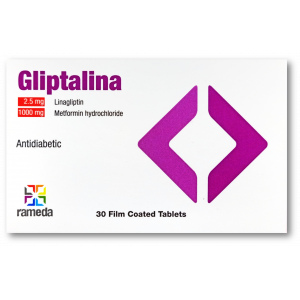 GLIPTALINA 2.5 / 1000 MG ( LINAGLIPTIN / METFORMIN ) 30 FILM-COATED TABLETS