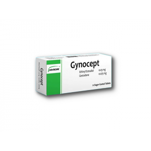 GYNOCEPT ( ETHINYL ESTRADIOL 0.03 MG + GESTODENE 0.075 MG ) 21 FILM-COATED TABLETS