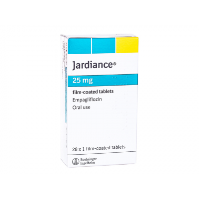 JARDIANCE 25 MG ( EMPAGLIFLOZIN ) 30 FILM-COATED TABLETS