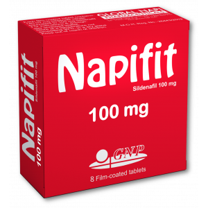 NAPIFIT 100 MG ( SILDENAFIL ) 8 FILM-COATED TABLETS