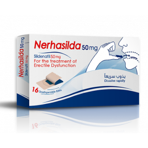 NERHASILDA 50 MG ( SILDENAFIL ) 16 ORODISPERSIBLE FILMS