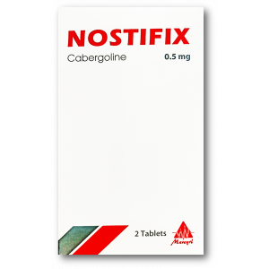 NOSTIFIX 0.5 MG ( CABERGOLINE ) 2 TABLETS