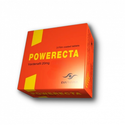 POWERECTA 20 MG ( VARDENAFIL ) 3 FILM-COATED TABLETS