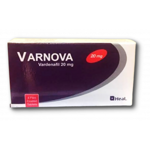 VARNOVA 20 MG ( VARDENAFIL ) 4 FILM-COATED TABLETS