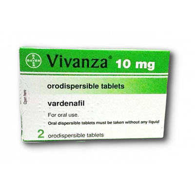 VIVANZA 10 MG ( VARDENAFIL ) 2 ORODISPERSIBLE TABLETS