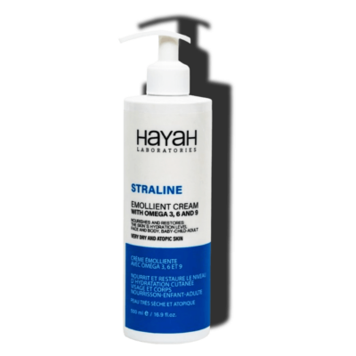 HAYAH LABORATORIES STRALINE EMOLLIENT FACE AND BODY CREAM WITH