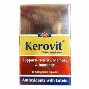 KEROVIT ANTIOXIDANTS WITH LUTEIN DIETARY SUPPLEMENT SUPPORTS ACTIVITY , MEMORY & IMMUNITY 15 SOFT GELATIN CAPSULES