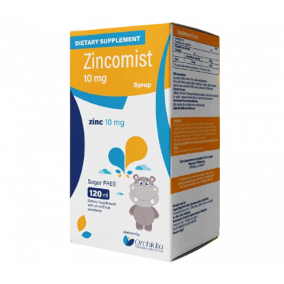 ZINCOMIST 10 MG / 5 ML DIETARY SUPPLEMENT ( ZINC ) 120 ML ORANGE FLAVOR SYRUP