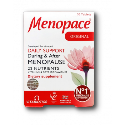 MENOPACE ORIGINAL DAILY SUPPORT DURING & AFTER MENOPAUSE DIETARY SUPPLEMENT 30 TABLETS