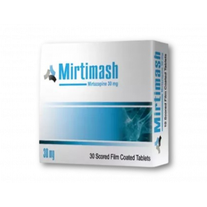 MIRTIMASH 30 MG ( MIRTAZAPINE ) 30 SCORED FILM-COATED TABLETS