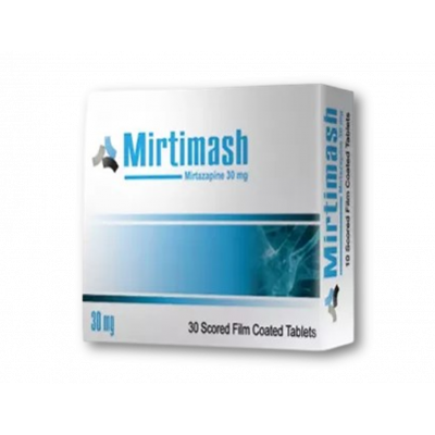 MIRTIMASH 30 MG ( MIRTAZAPINE ) 30 SCORED FILM-COATED TABLETS
