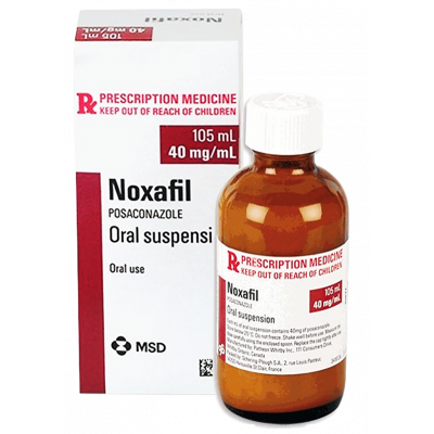 NOXAFIL 40 MG / ML ( POSACONAZOLE ) ORAL SUSPENSION 105 ML