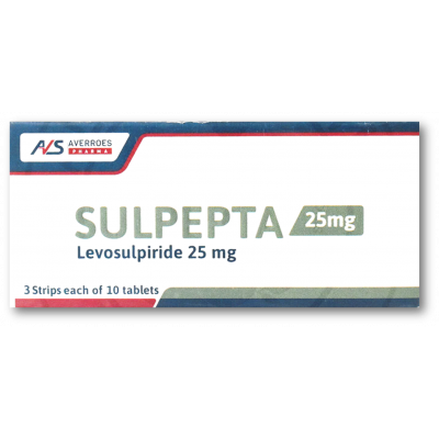 SULPEPTA 25 MG ( LEVOSULPIRIDE ) 30 TABLETS