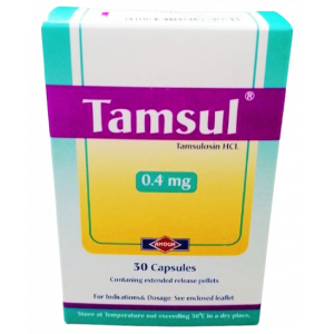TAMSUL 0.4 MG ( TAMSULOSIN HCL ) 30 CAPSULES CONTAINING EXTENDED-RELEASE PELLETS 