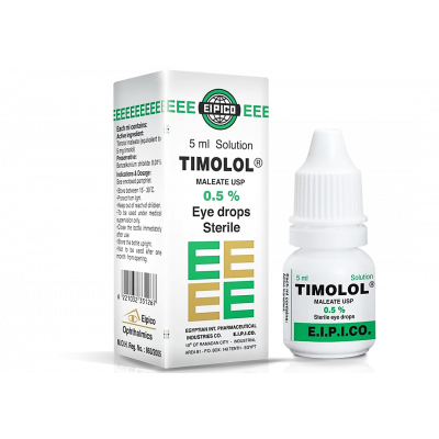TIMOLOL MALEATE 0.5% EYE DROPS 5 ML SOLUTION