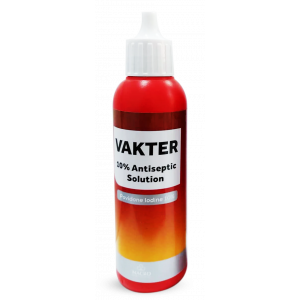 VAKTER 10% ANTISEPTIC SOLUTION ( POVIDONE- IODINE ) 120 ML DROPS