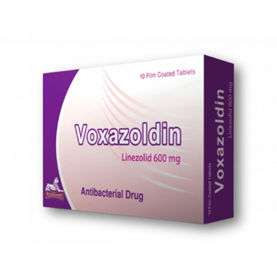 VOXAZOLDIN 600 MG ( LINEZOLID ) 10 FILM-COATED TABLETS