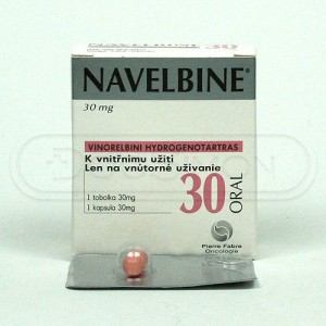 Navelbine 30 mg 1 capsule ( vinorlbin ) 