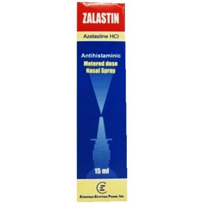 Zalastin 100 mg / 100 ml  ( azelastine )  15ml  Nasal Spray 