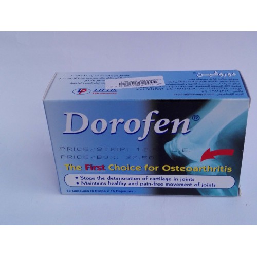 Dorofen ( glucosamine sulfate + potassium chloride + ginko bilopa dried