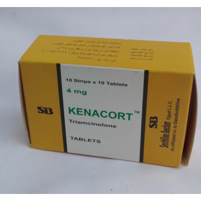 KENACORT ( Triamcinolone 4 mg ) 100 tablets 