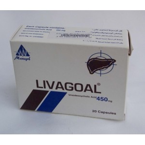 LIVAGOL ( ursodeoxycholic acid 450 mg ) 20 capsules 