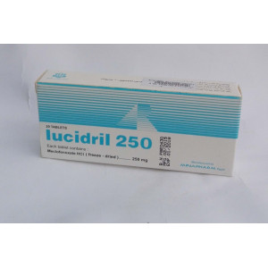 lucidril ( meclofenoxate 250 mg ) 20 tablets 