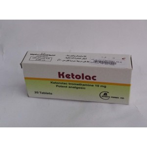 Ketolac ( ketrolac tromethamine 10 mg ) 20 tablets 