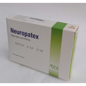Neuropatex ( alpha-lipoic acid 600 mg ) 20 capsules 
