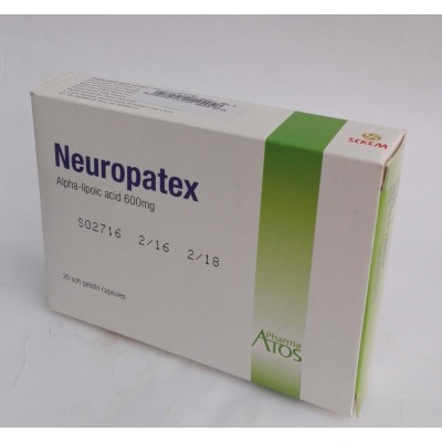 Neuropatex ( alpha-lipoic acid 600 mg ) 20 capsules 
