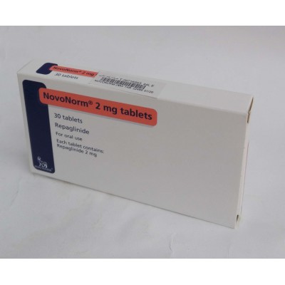 Novonorm ( Repaglidine 2 mg ) 30 tablets 