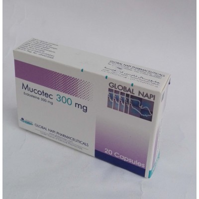 Mucotec ( Erdosteine 300 mg ) 20 capsules 
