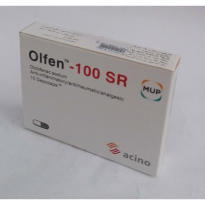 Olfen SR ( Diclofenac sodium 100 mg ) 10 Depocaps 