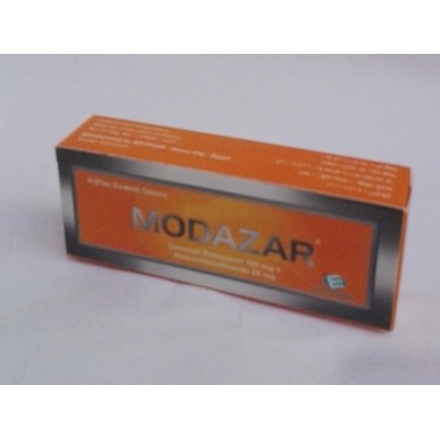 MODAZAR ( Losartan 100 mg  + Hydrochlorothiazide 25 mg ) 8 film coated tablets 