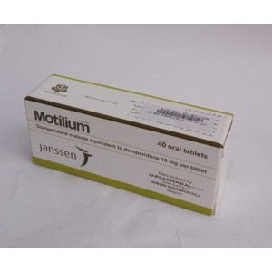 Motilium ( Dompridone 10 mg ) 40 tablets 