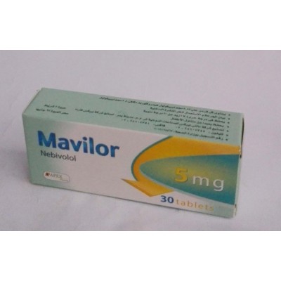 Mavilor ( Nebivolol hydrochloride 5 mg ) 30 tablets 