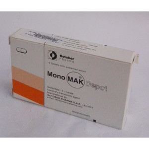 MONOMAK DEPOT ( Isosorbide-5-mononitrate 100 mg ) 10 tablets 