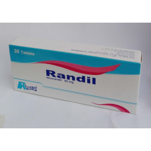 Randil ( Nicorandil 20 mg ) 30 Tablets 