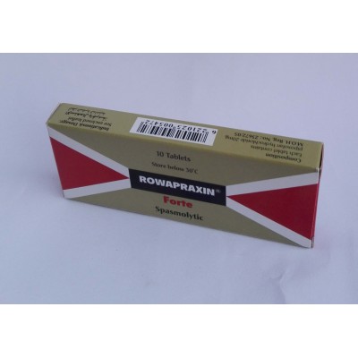 ROWAPRAXIN ( pipoxolane hydrochloride 20 mg ) 10 tablets 