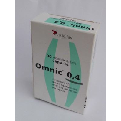 Omnic ( tamsulasin 0.4 mg ) 30 modified release capsules 