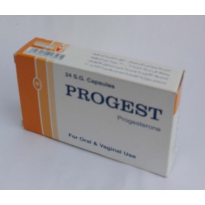 PROGEST ( progestrone 100 mg ) 24 capsules 