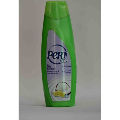pert plus shampoo 2in1 anti dandruff with coconut &lime extracts 400ml